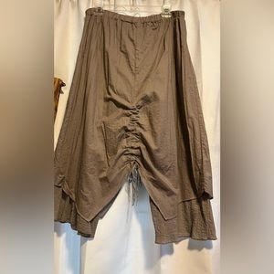 Blue Fish Ruched Hem Double Layered Skirt XL/1